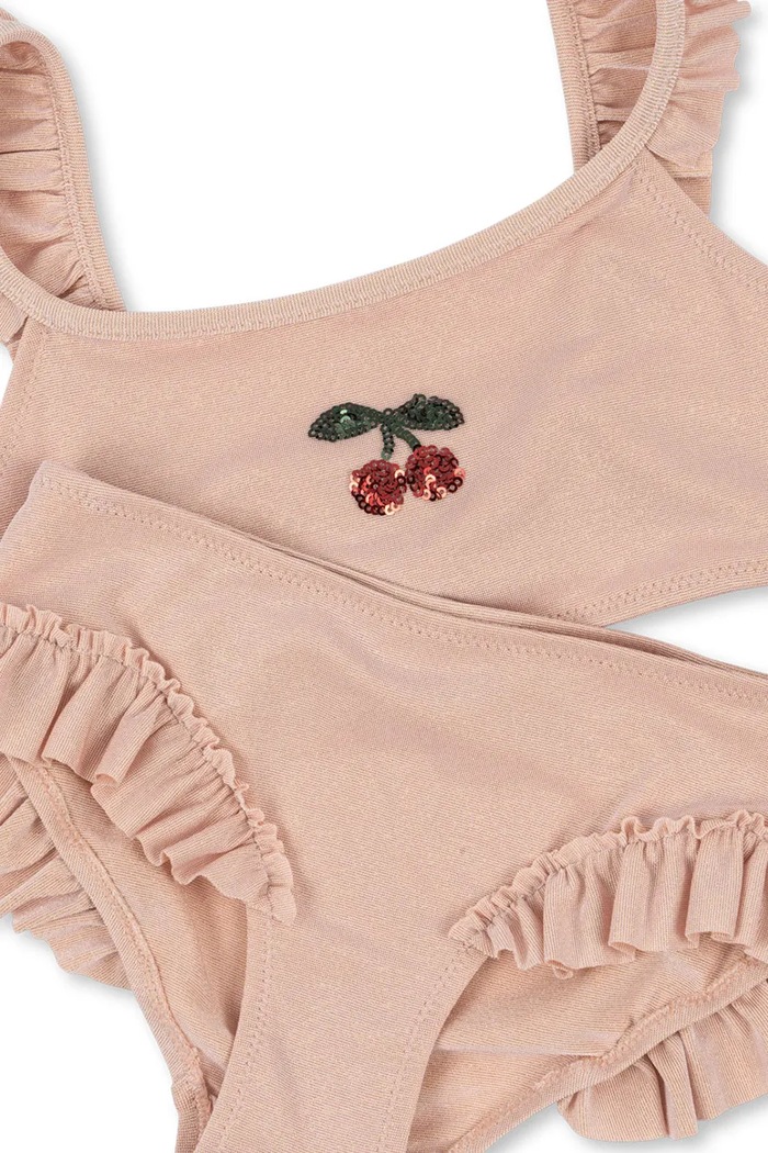 Dvoudílné dětské plavky Konges Sløjd JADE BIKINI béžová KS103041