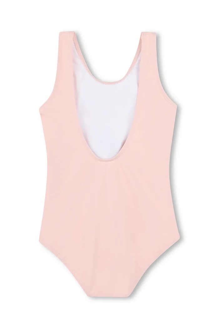Kenzo Kids jednoczęściowy strój kąpielowy dziecięcy K60981.156 pomarańczowy SS25