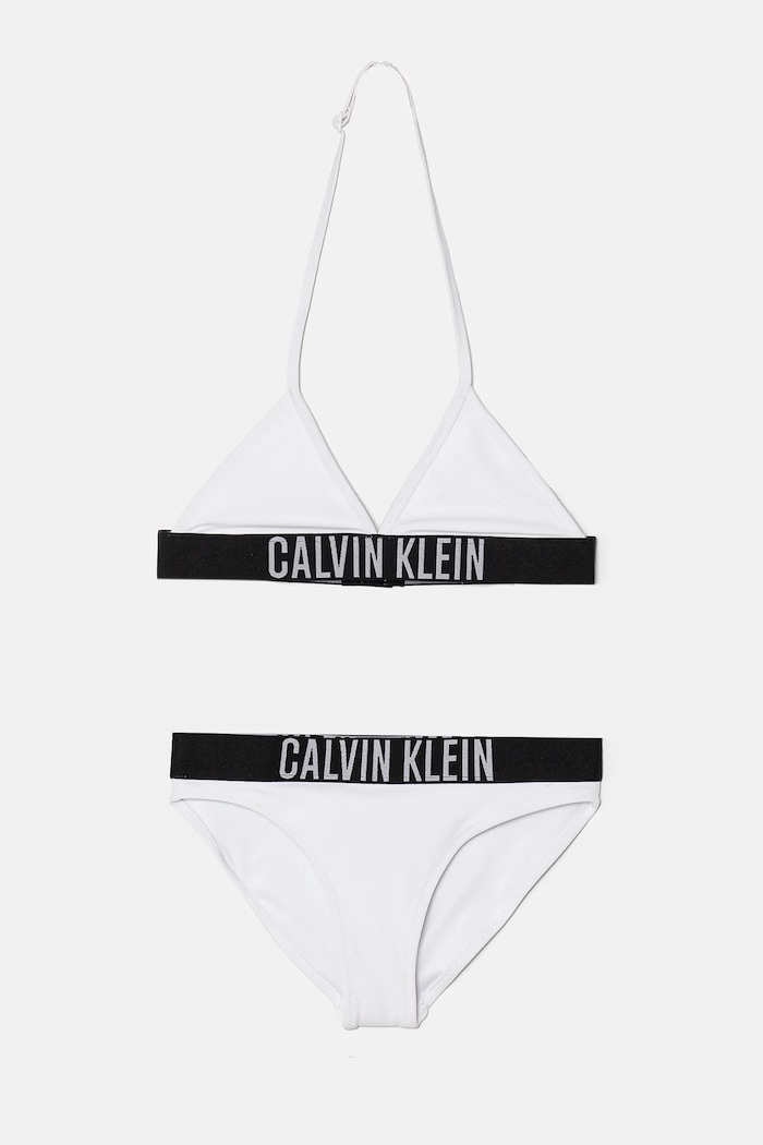 Dvojdielne detské plavky Calvin Klein Jeans mäkké biela KY0KY00090.PPYA