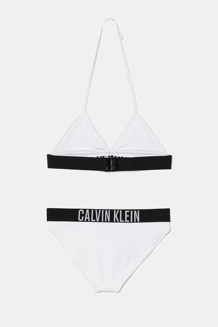 Dvojdielne detské plavky Calvin Klein Jeans KY0KY00090.PPYA biela SS25
