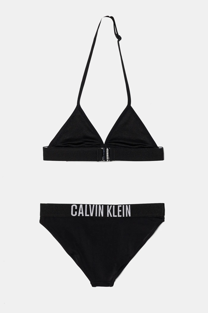 Calvin Klein Jeans costum de baie pentru copii din două piese KY0KY00090.PPYA negru SS25