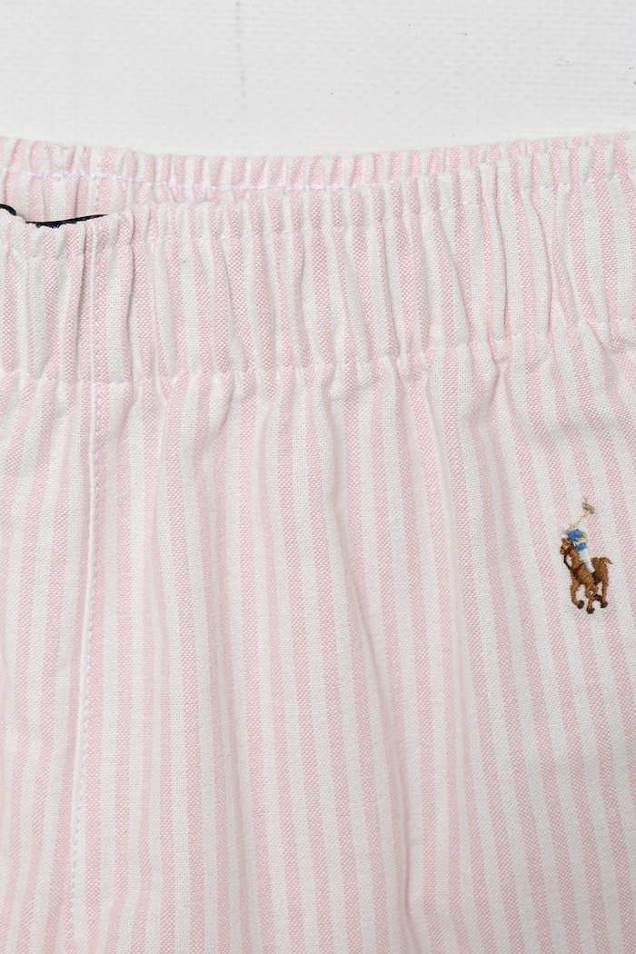 Djevojčice Dječja pamučna pidžama Polo Ralph Lauren 2-pack 3P0198 roza