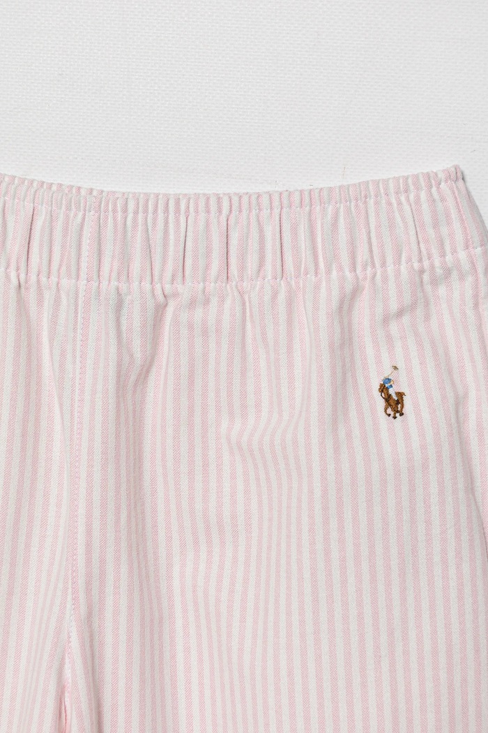 Deklice Otroška bombažna pižama Polo Ralph Lauren 2-pack 4P0198 roza