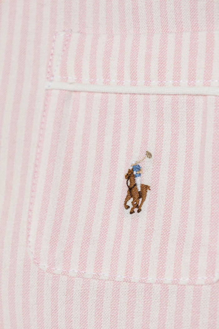Otroška bombažna pižama Polo Ralph Lauren 2-pack roza 4P0198
