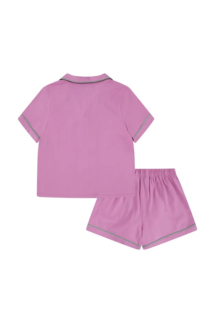 Polo Ralph Lauren piżama bawełniana dziecięca 3P0241 fioletowy AW25