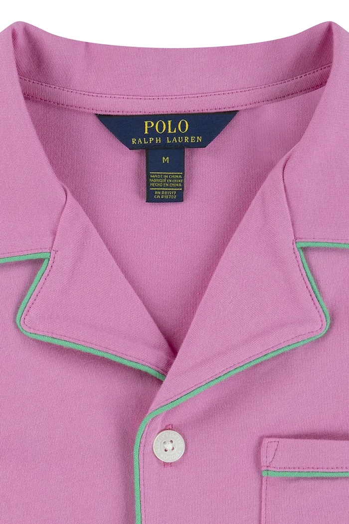 Dziewczynka Polo Ralph Lauren piżama bawełniana dziecięca 3P0241 fioletowy