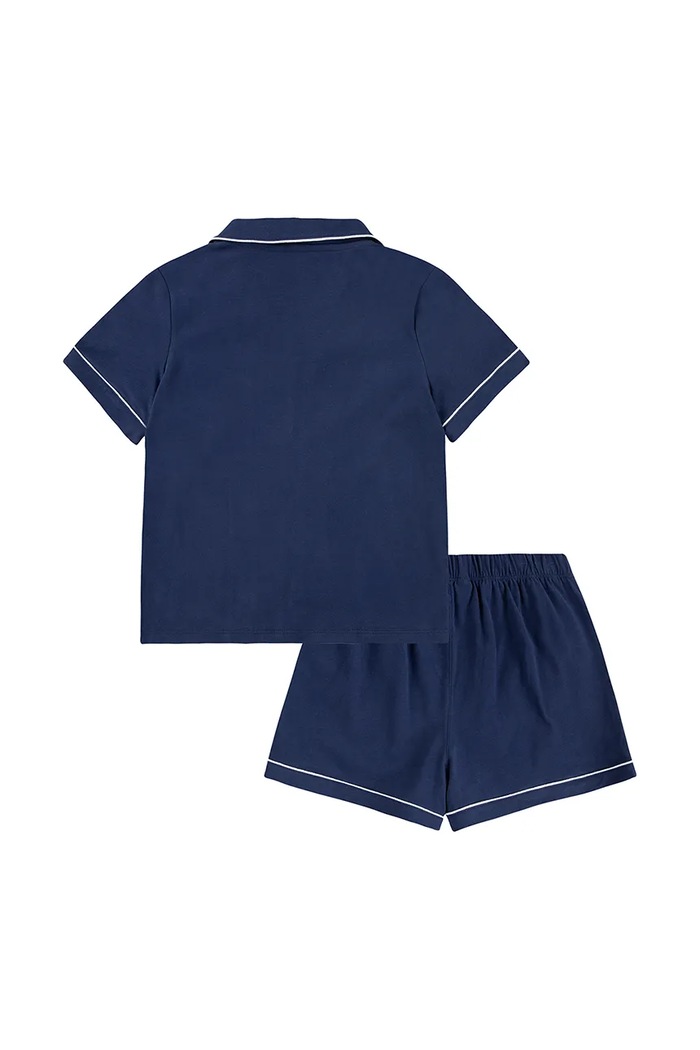 Детска памучна пижама Polo Ralph Lauren 4P0241 тъмносин SS26