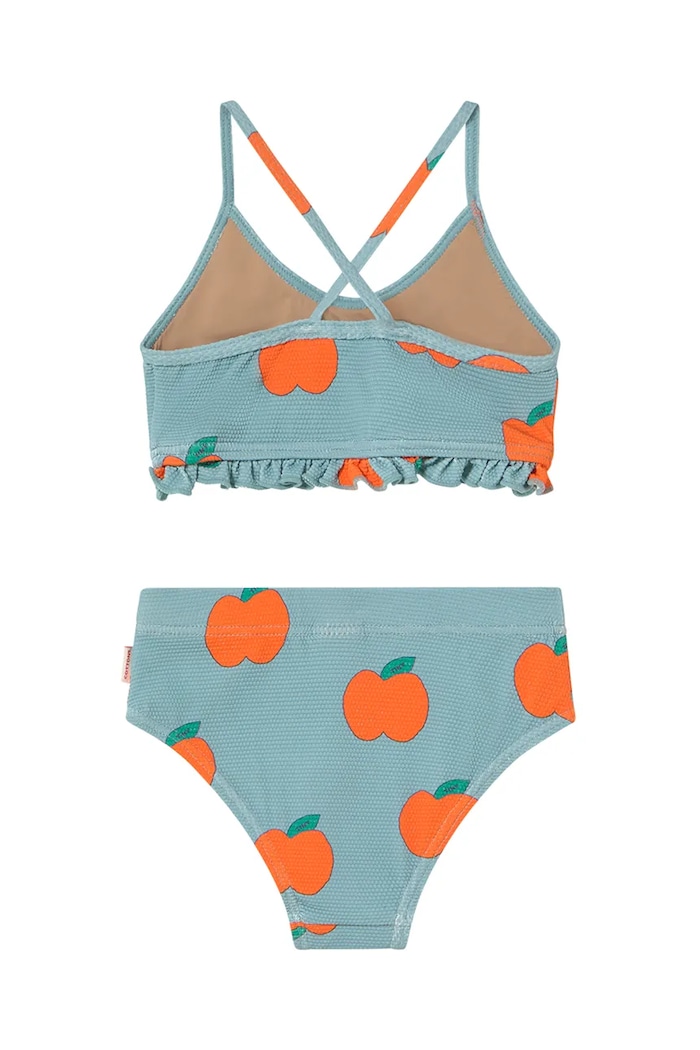 Момиче Детски бански от две части Tinycottons APPLES SWIM SET SS25.282 син