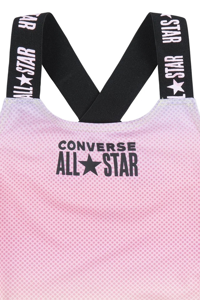 DÍVKA Jednodílné plavky pro miminko Converse 1CD418 růžová