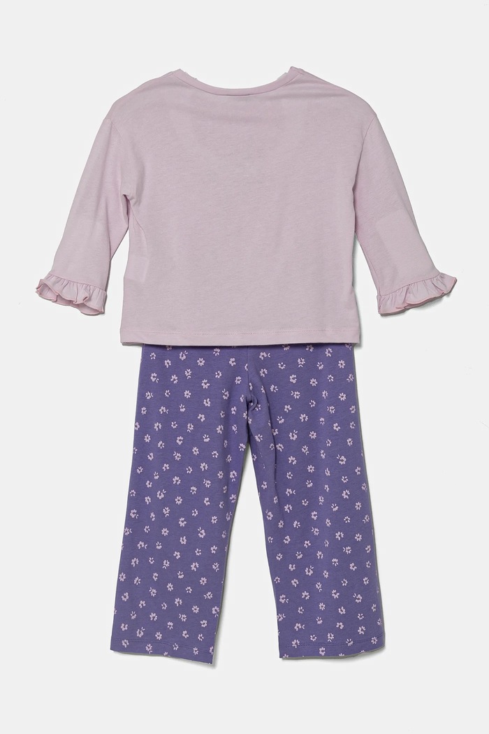 Παιδική πιτζάμα United Colors of Benetton 3Y5E0P08B.G.Seasonal μωβ SS25
