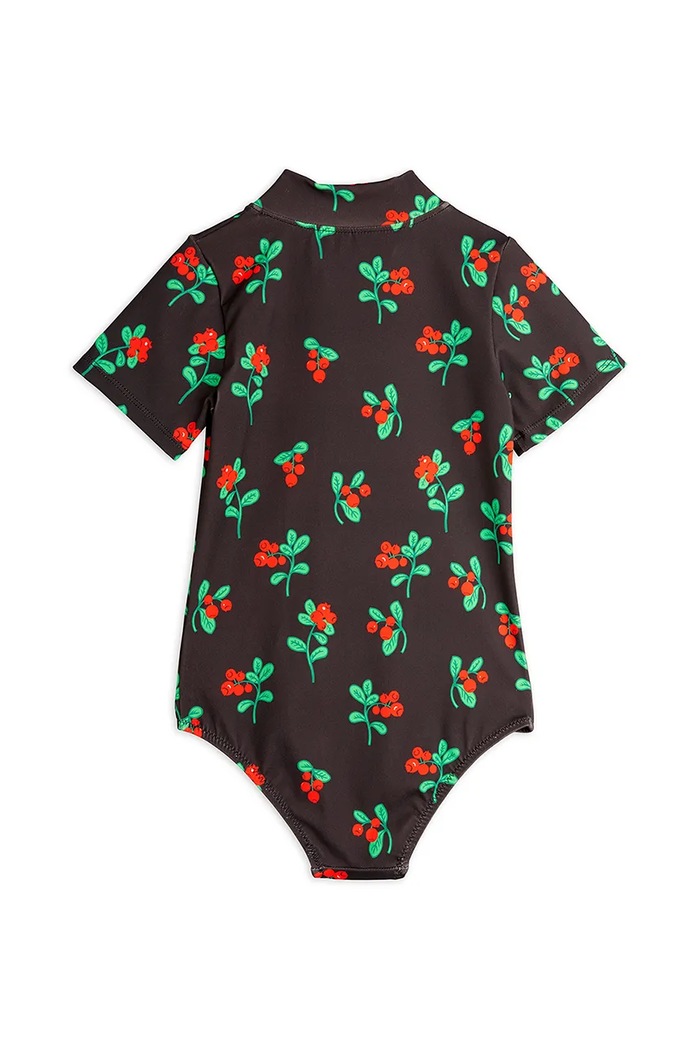 Djevojčice Dječji jednodijelni kupaći kostim Mini Rodini Lingonberries 2528010299 crna
