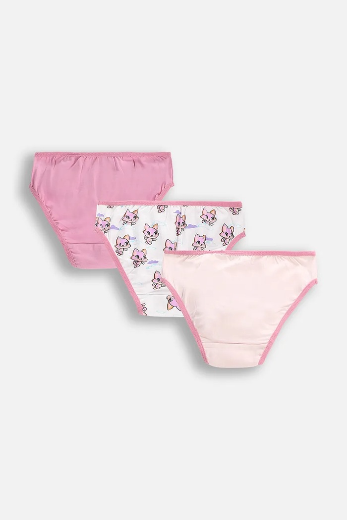 Coccodrillo Chiloti copii 3-pack WC5406306PAN roz SS25