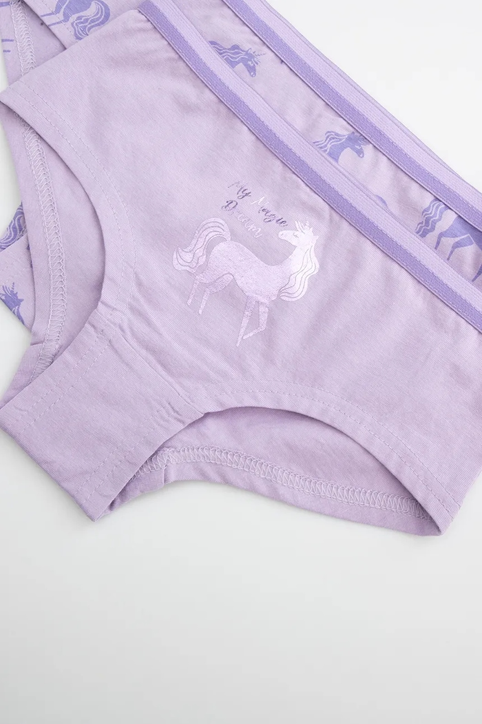 Fete Coccodrillo chiloti copii 2-pack WC5406505PAN violet