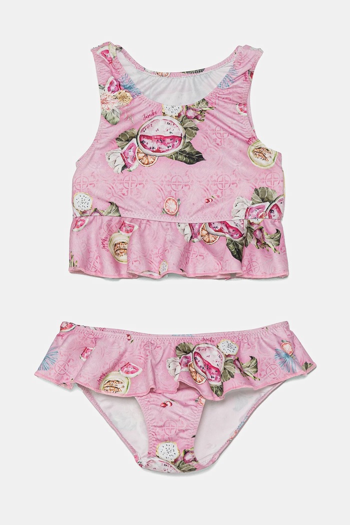 Kupaći kostim za bebe Jamiks BLAMY komplet roza BLAMY.Stroj.ka.JLH097.G