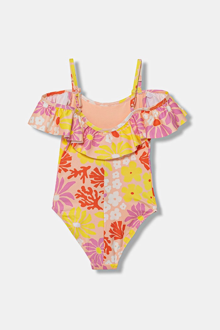 United Colors of Benetton jednoczęściowy strój kąpielowy 33YK0I00R.G.Seasonal żółty SS25
