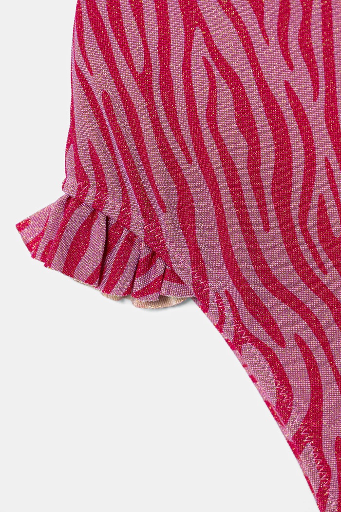 Dziewczynka United Colors of Benetton jednoczęściowy strój kąpielowy dziecięcy 3MNR0I00Q.G.Seasonal różowy