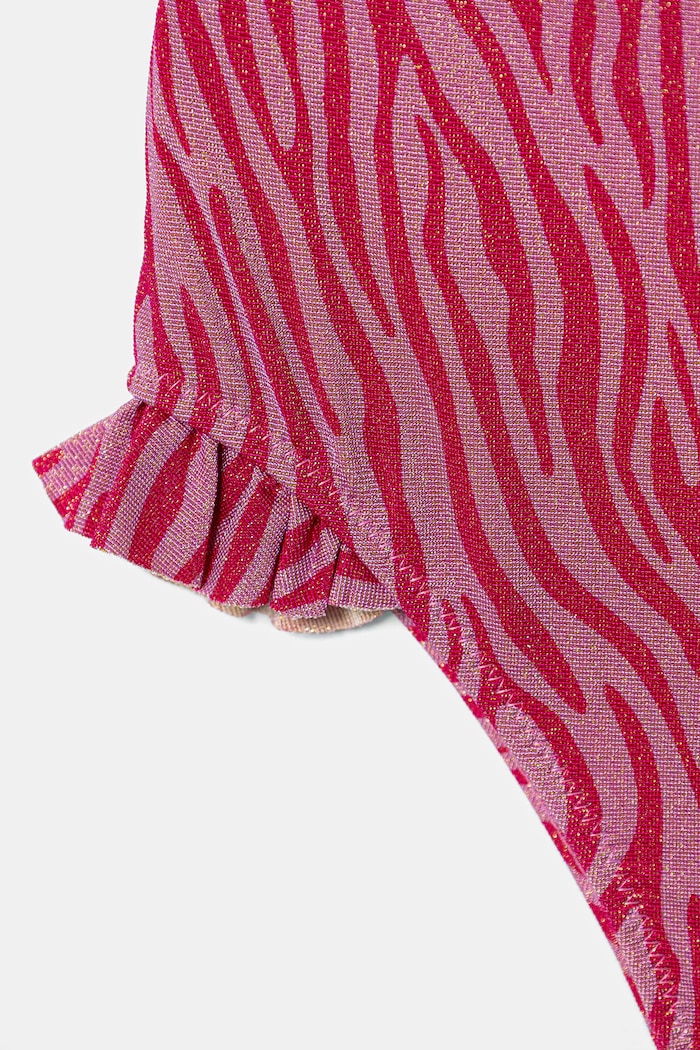 Dziewczynka United Colors of Benetton jednoczęściowy strój kąpielowy dziecięcy 3MNR0I00Q.G.Seasonal różowy