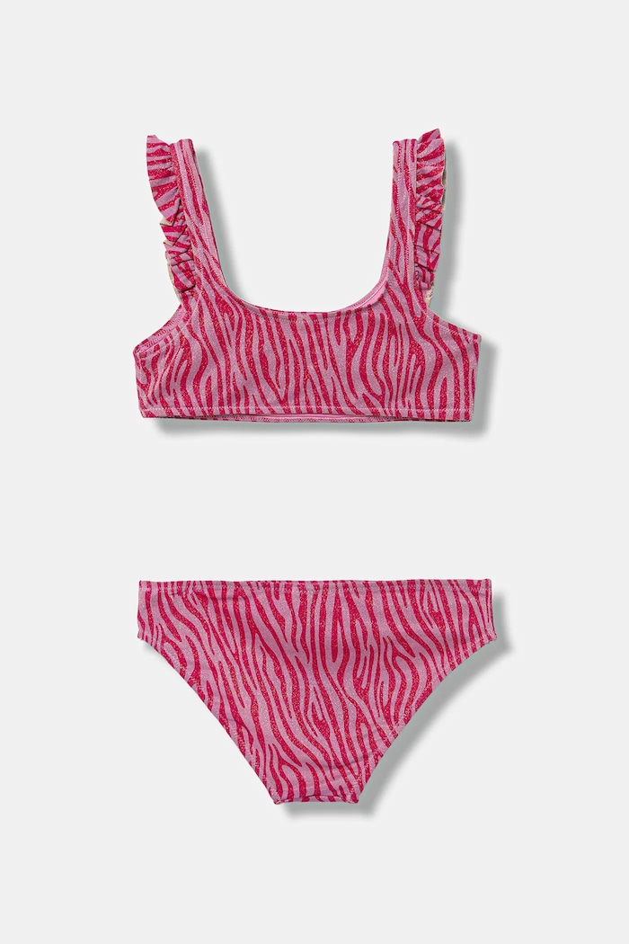 United Colors of Benetton Dwuczęściowy strój kąpielowy dziecięcy 3MNR0K02Q.G.Seasonal różowy SS25