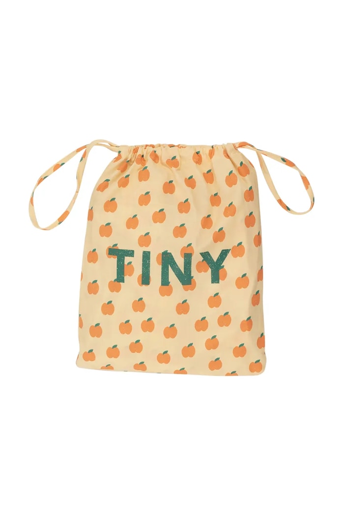 Otroška bombažna pižama Tinycottons APPLES SET SS25.349 rumena SS25