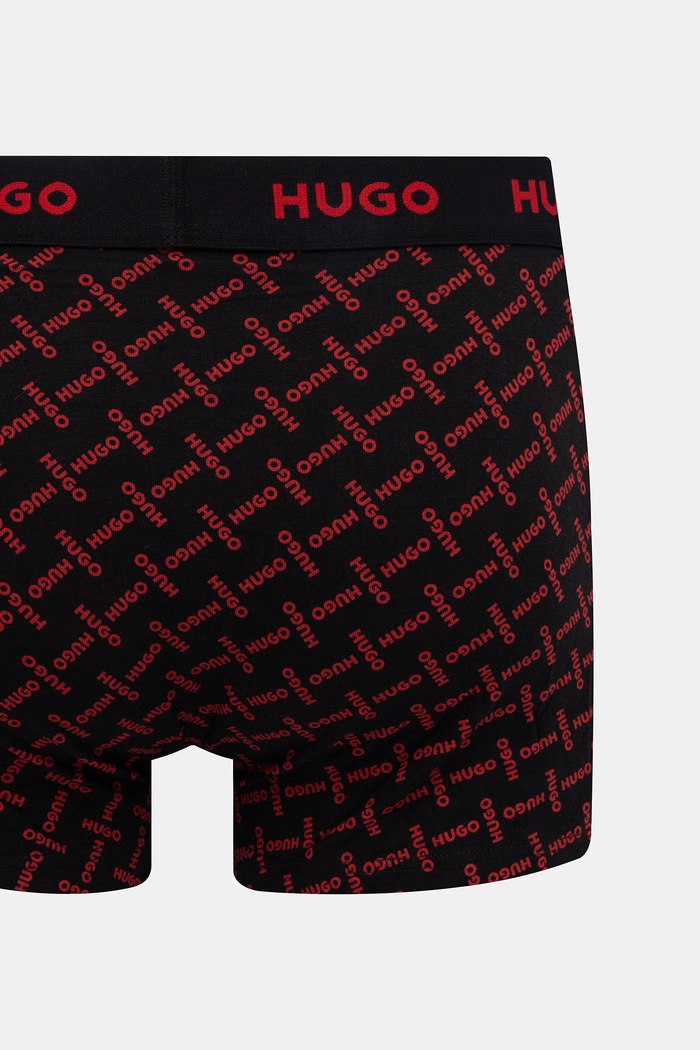 HUGO боксеры для мужчин из хлопка с эластаном TRIPLET DESIGN 3 шт. 50532550