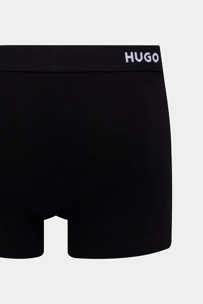 HUGO Boxeralsó férfi pamut elasztánnal TRIPLET DESIGN 3-as csomag 50532550