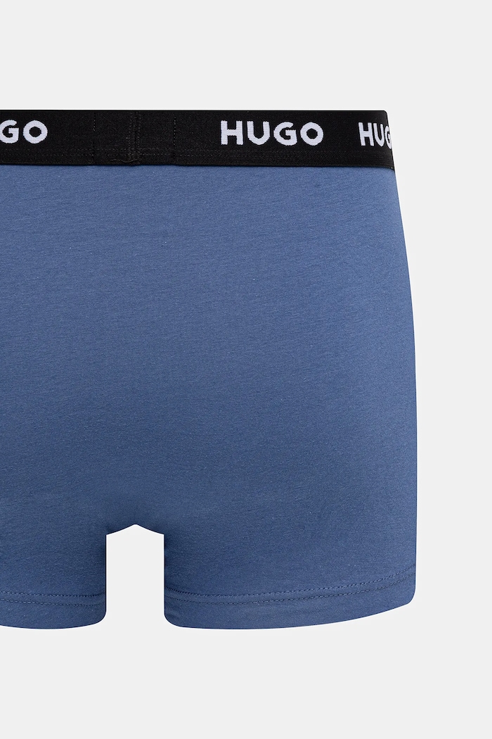 HUGO boxeri bărbați bumbac cu elastan TRIPLET DESIGN pachet de 3 50532550