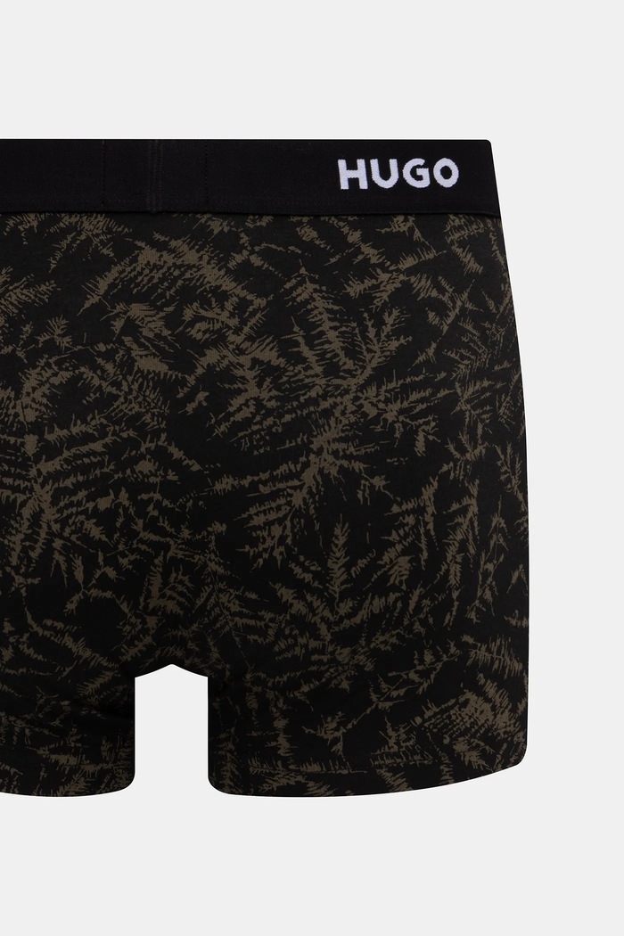 HUGO boxerky pánske bavlnené s elastanom TRIPLET DESIGN 3-pak 50532550