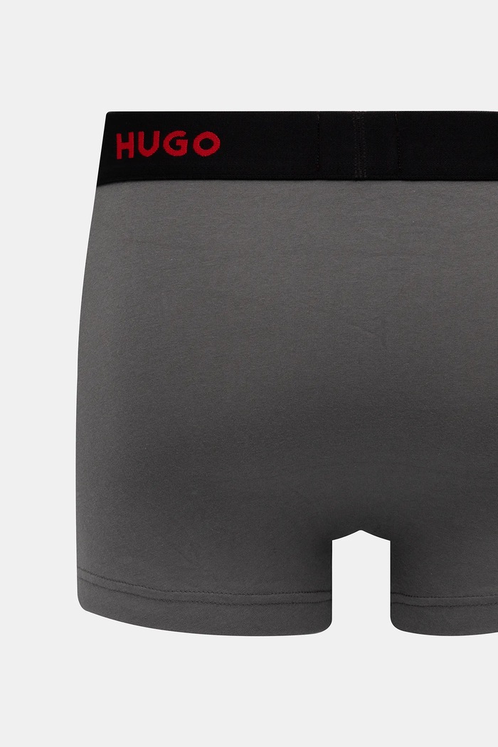 HUGO boxeri bărbați bumbac cu elastan TRIPLET DESIGN pachet de 3 50532550