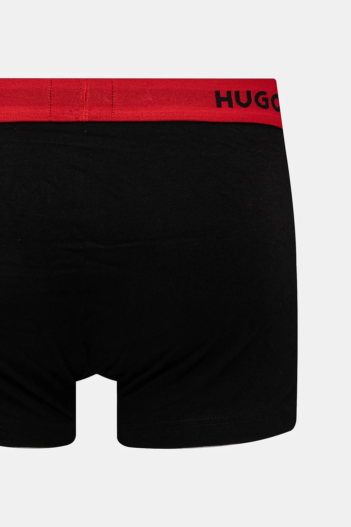 HUGO boxeri bărbătești din bumbac cu elastan TRUNK TRIPLET PACK pachet de 3 50532611