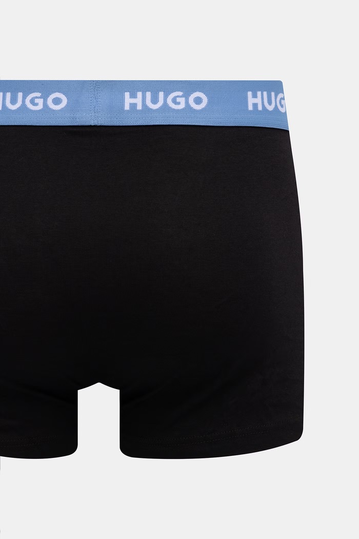 HUGO boksarice moške bombažne z elastanom TRUNK TRIPLET PACK paket 3 kosov 50532611