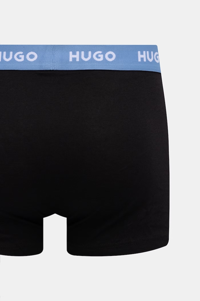 HUGO boksarice moške bombažne z elastanom TRUNK TRIPLET PACK paket 3 kosov 50532611