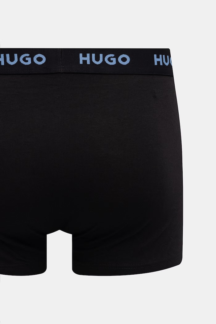 HUGO boksarice moške bombažne z elastanom TRUNK TRIPLET PACK paket 3 kosov 50532611