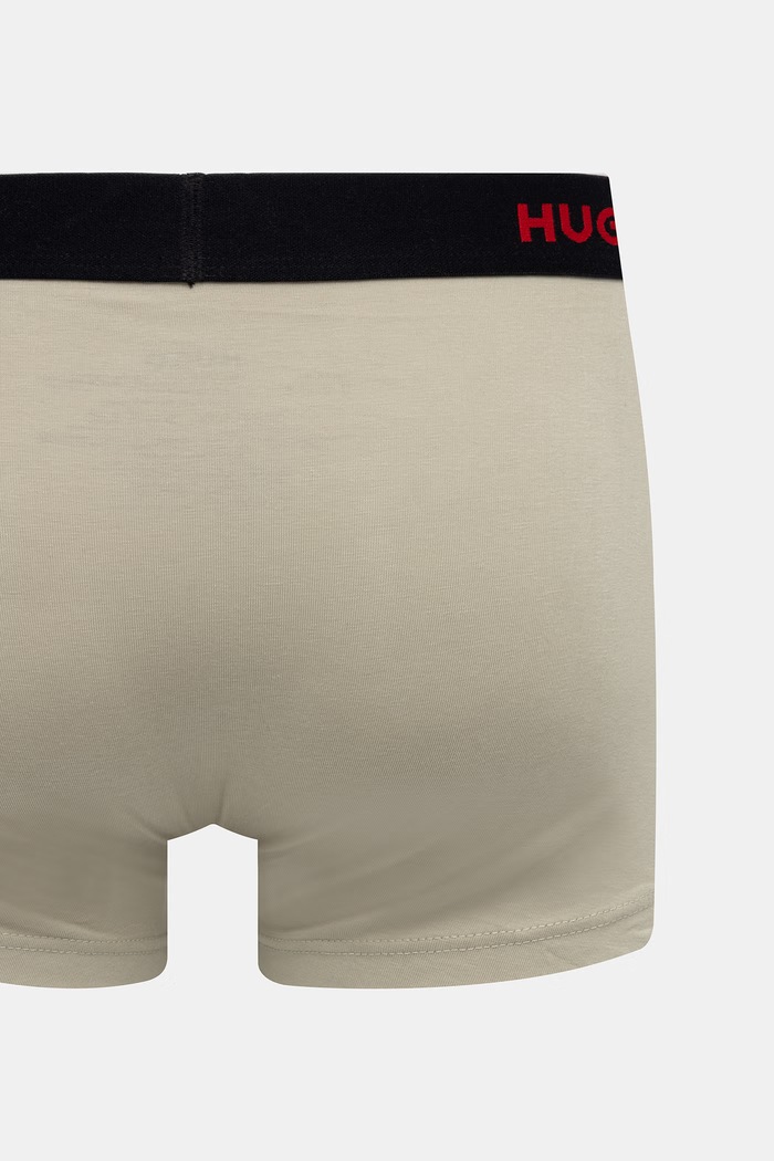HUGO bokserki męskie bawełniane z elastanem TRUNK TRIPLET PACK 3-pack 50532611