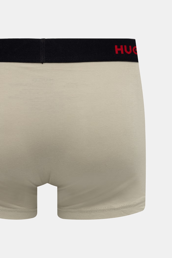 HUGO bokserki męskie bawełniane z elastanem TRUNK TRIPLET PACK 3-pack 50532611