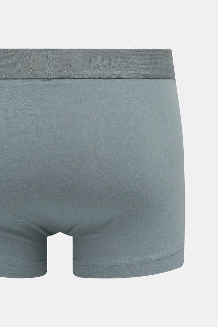 HUGO boxeri bărbați de bumbac cu elastan TRUNK TRIPLET PACK pachet de 3 50532611