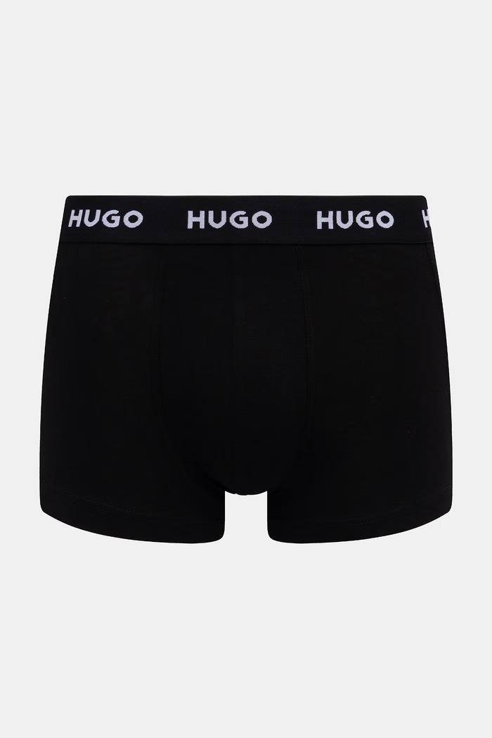 Ruházat HUGO boxeralsó férfi pamut elasztánnal TRUNK TRIPLET PACK 3-as csomag 50532611 lila