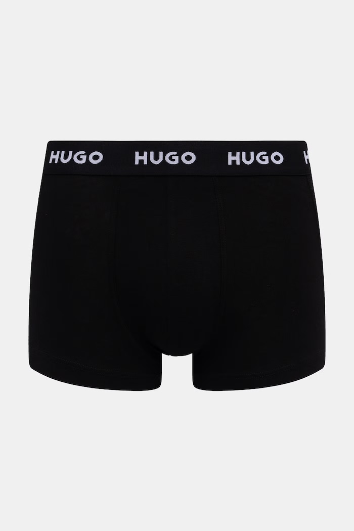 Ruházat HUGO boxeralsó férfi pamut elasztánnal TRUNK TRIPLET PACK 3-as csomag 50532611 lila