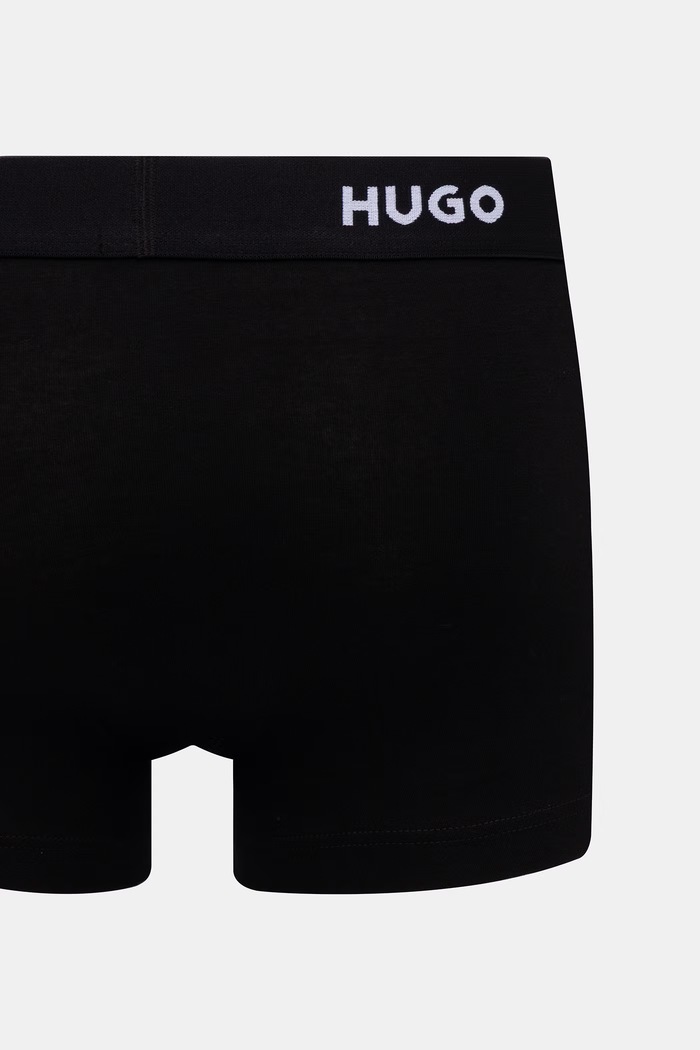HUGO boxeralsó férfi pamut elasztánnal TRUNK TRIPLET PACK 3-as csomag 50532611