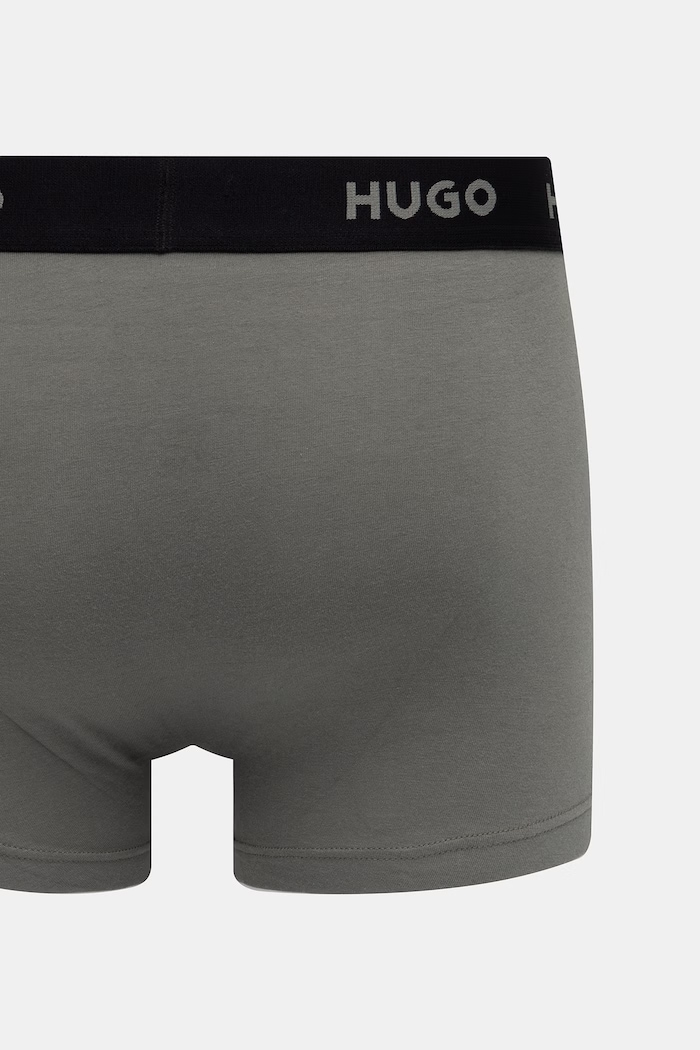 HUGO boxeralsó férfi pamut elasztánnal TRUNK TRIPLET PACK 3-as csomag 50532611