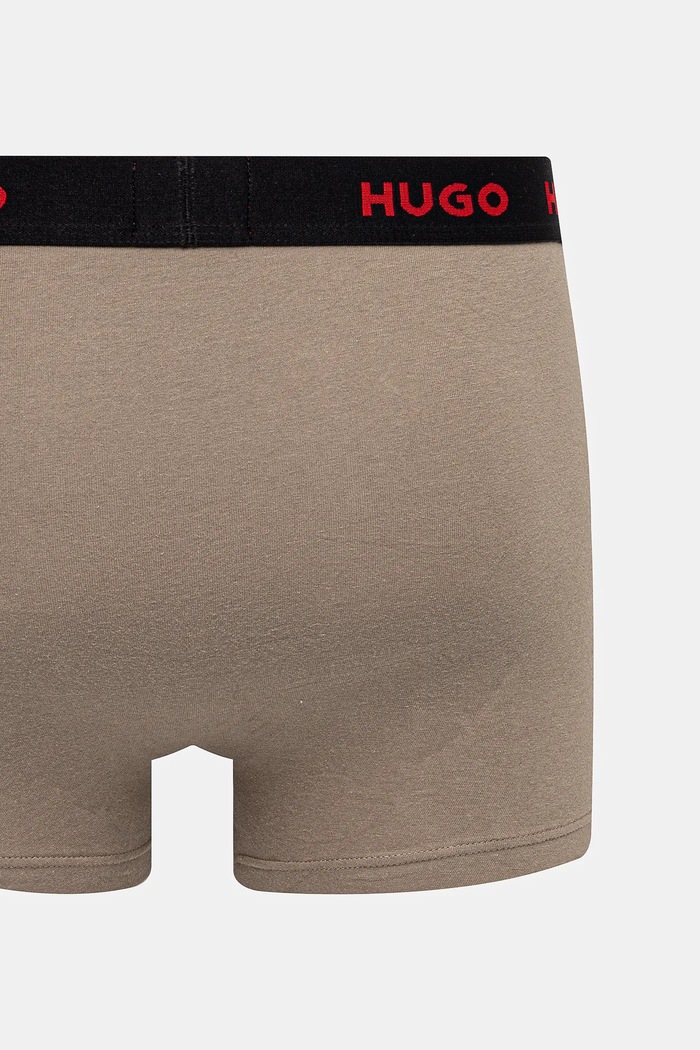 HUGO μποξεράκι ανδρικό από βαμβάκι με ελαστάν TRUNK TRIPLET PACK 3-pack 50532611