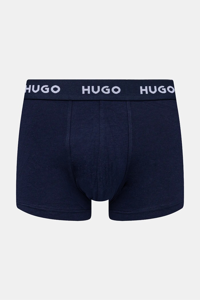 Odjeća HUGO bokserice za muškarce od pamuka s elastanom TRUNK TRIPLET PACK 3-pack 50532611 šarena