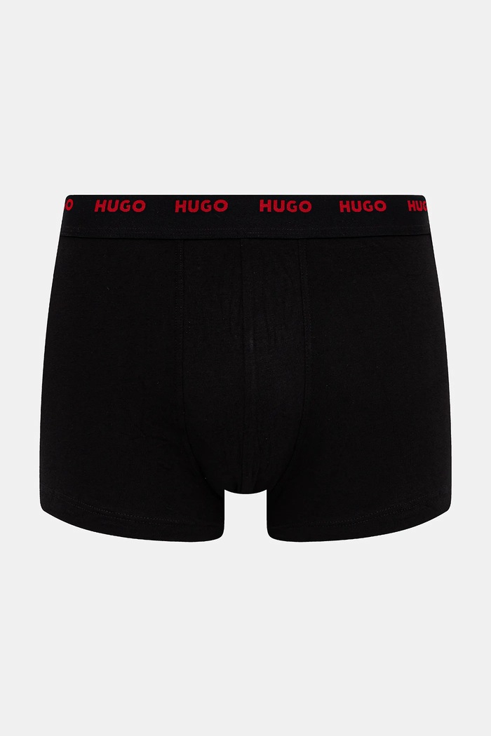 HUGO boxeri bărbați TRUNK FIVE PACK pachet de 5 50532619 negru SS26