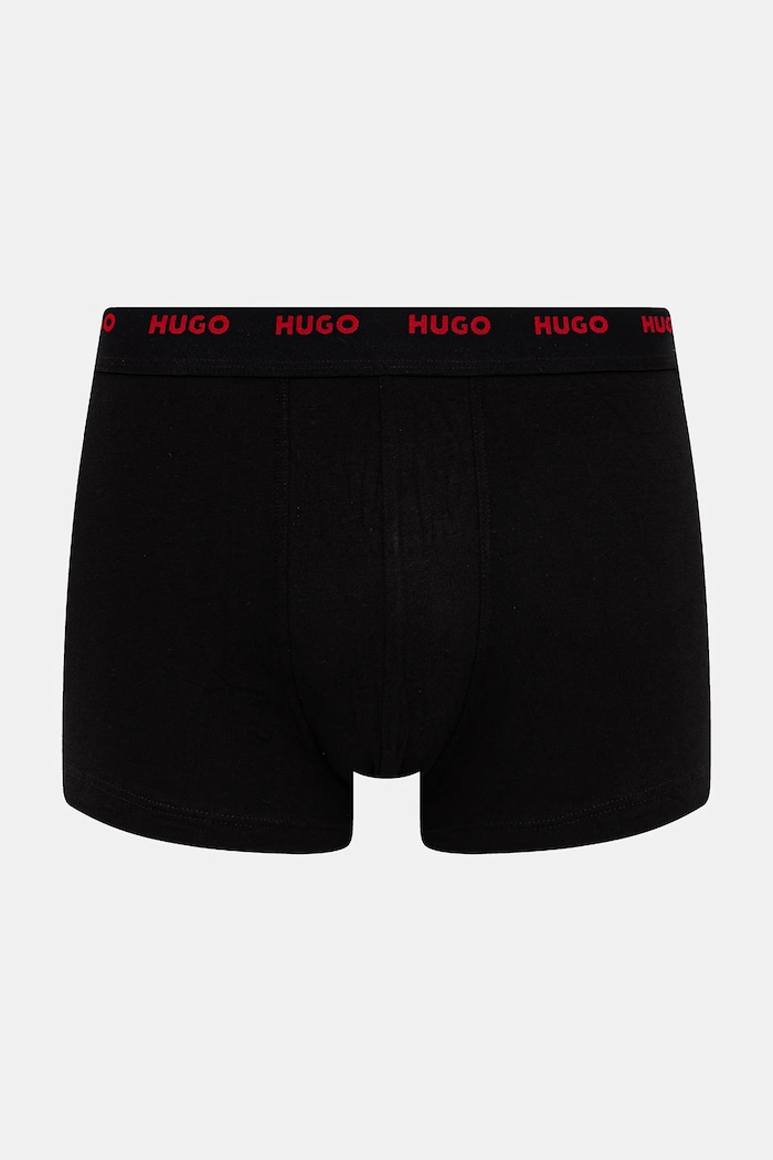 HUGO boxeri bărbați TRUNK FIVE PACK pachet de 5 50532619 negru SS26
