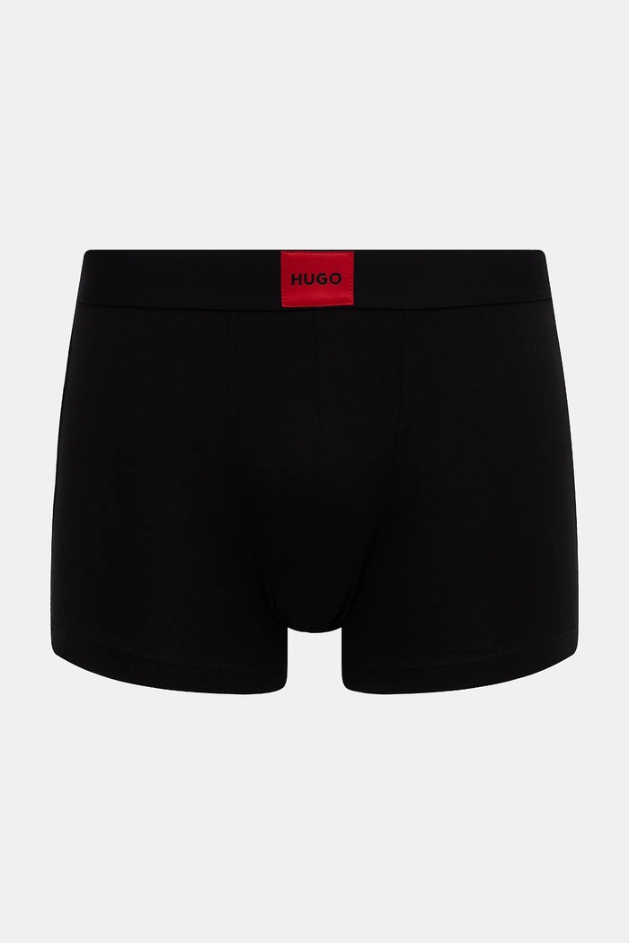 HUGO boxerky pánske bavlnené s elastanom TRUNK TRIPLET GALAXY 3-pak 50532797 červená SS26