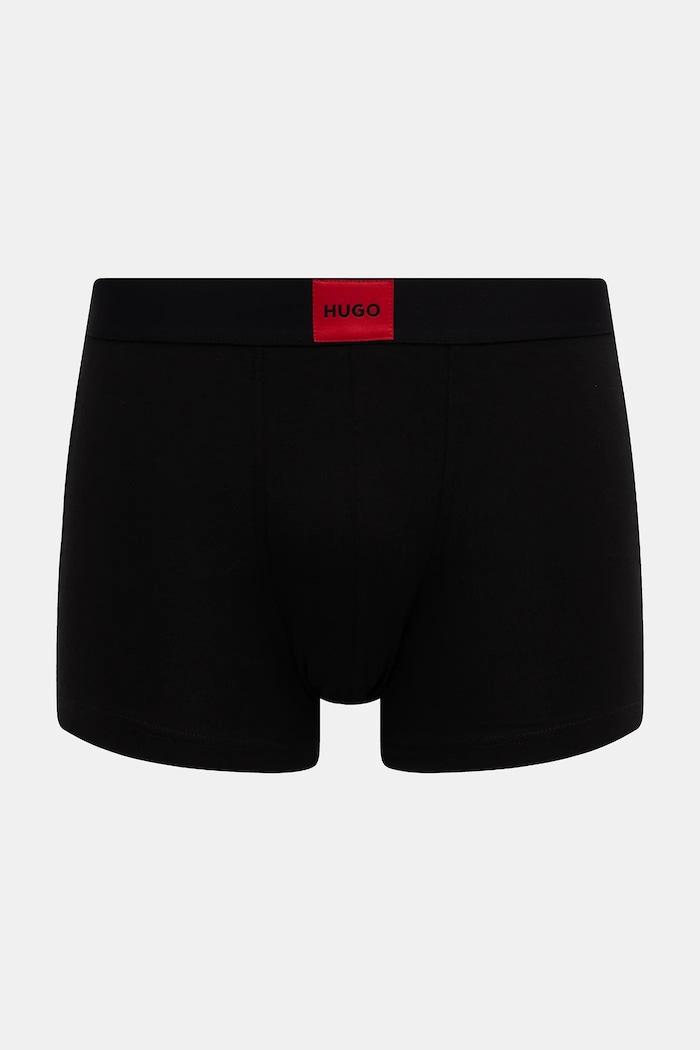 HUGO boxerky pánske bavlnené s elastanom TRUNK TRIPLET GALAXY 3-pak 50532797 červená SS26