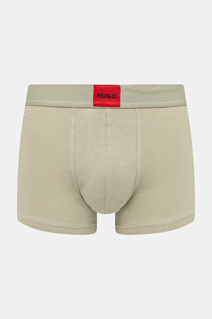 HUGO boxeri bărbați din bumbac cu elastan TRUNK TRIPLET GALAXY pachet de 3 multicolor 50532797