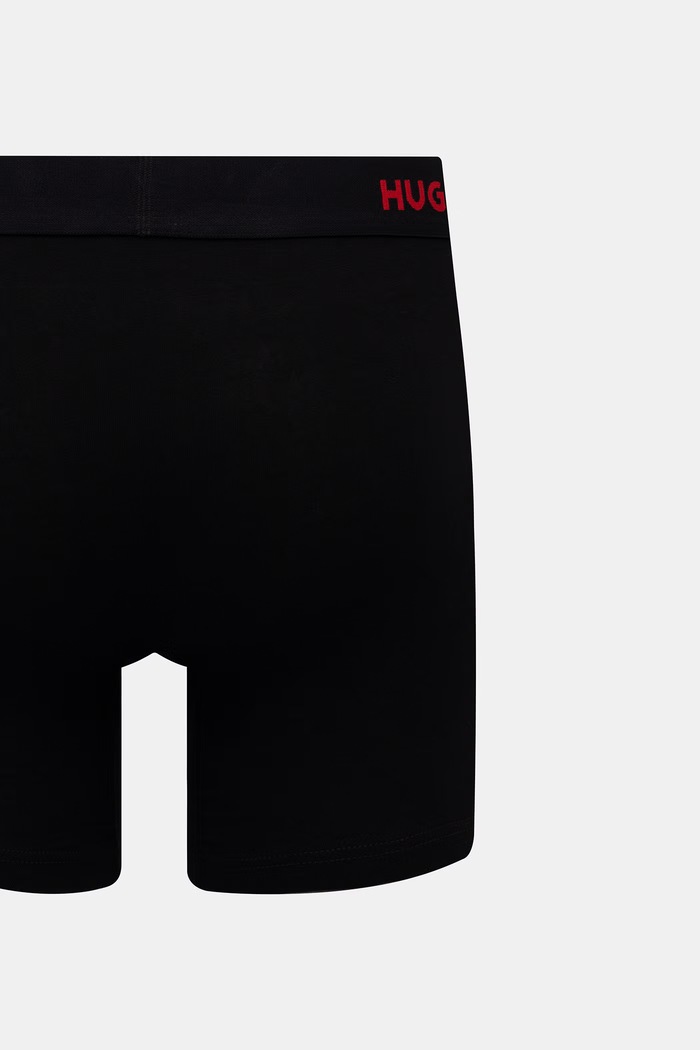 HUGO boxerky pánské bavlněné s elastanem BOXERBR TRIPLET DESIGN 3-pack 50532559