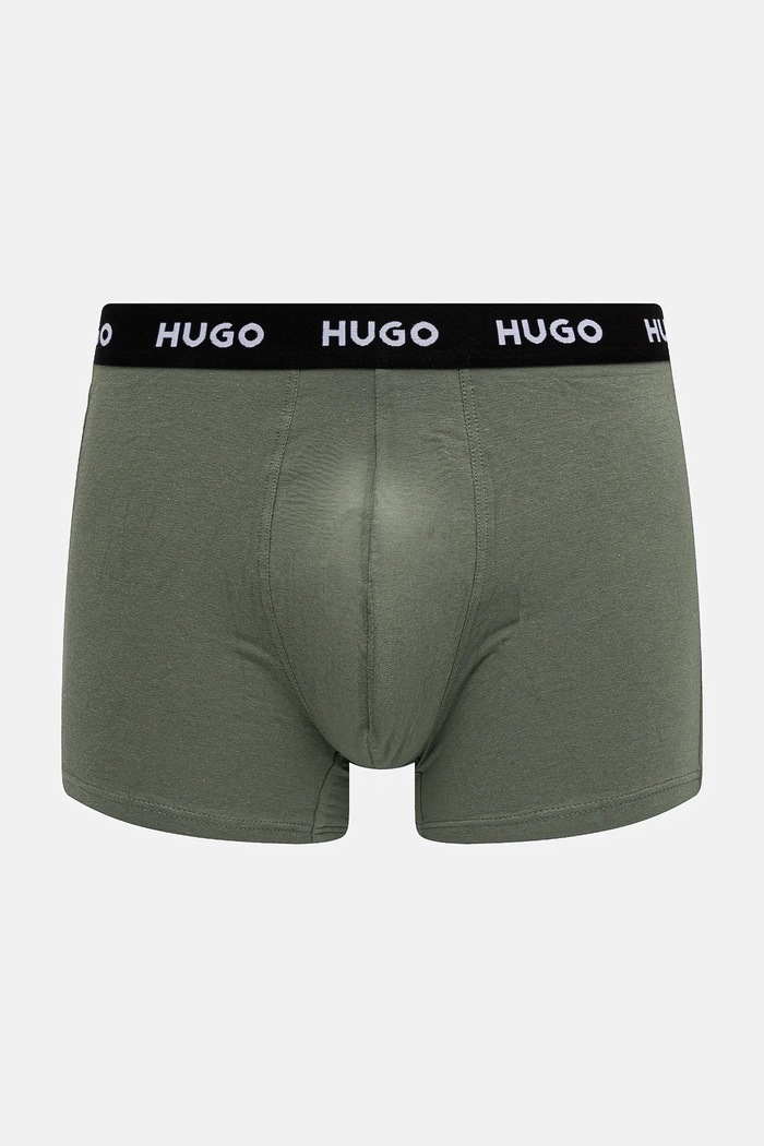 Îmbrăcăminte HUGO boxeri bărbați din bumbac cu elastan BOXERBR TRIPLET DESIGN pachet de 3 50532559 multicolor