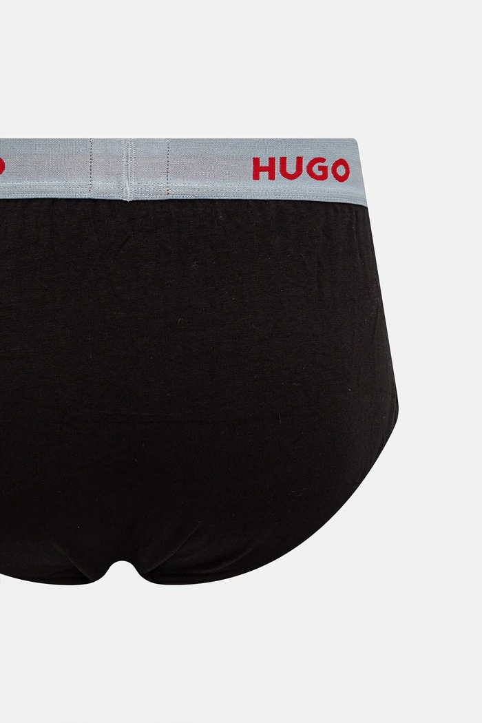 HUGO σλιπ Ανδρικά βαμβάκι με ελαστάν HIPBRIEF TRIPLETPACK 3-pack 50532570