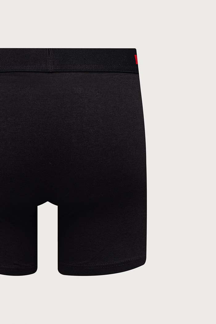 HUGO Boxerky pánske bavlnené s elastanom BOXERBR TRIPLET PACK 3-pak 50532613